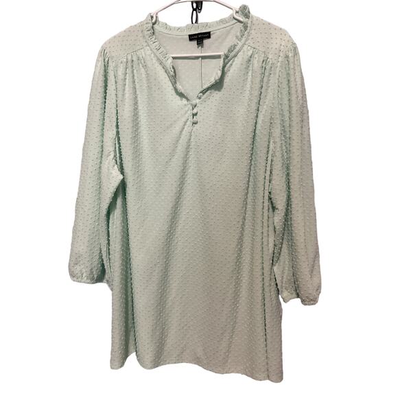 Lane Bryant Size 26/28 Blouse Mint - Picture 6 of 7